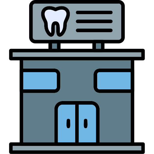 clínica dental icono gratis