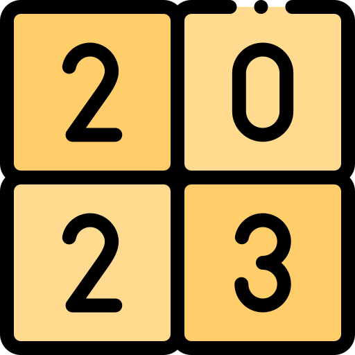 2023 - Free time and date icons