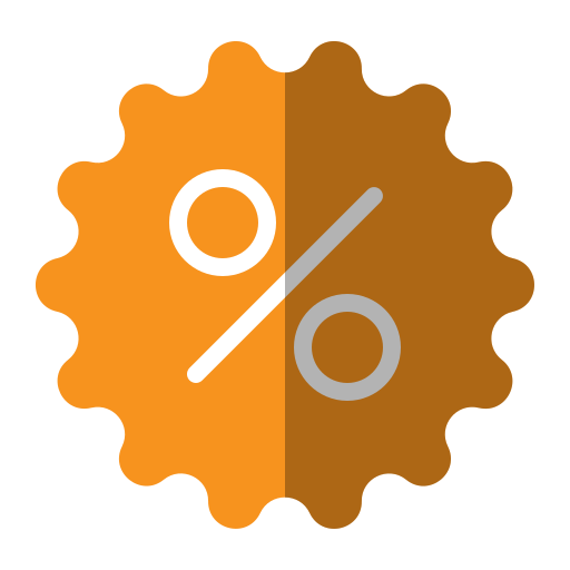 etiqueta de descuento icono gratis