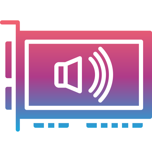 tarjeta de sonido icono gratis