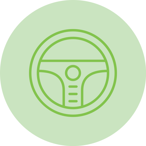 Steering Wheel Generic Flat icon