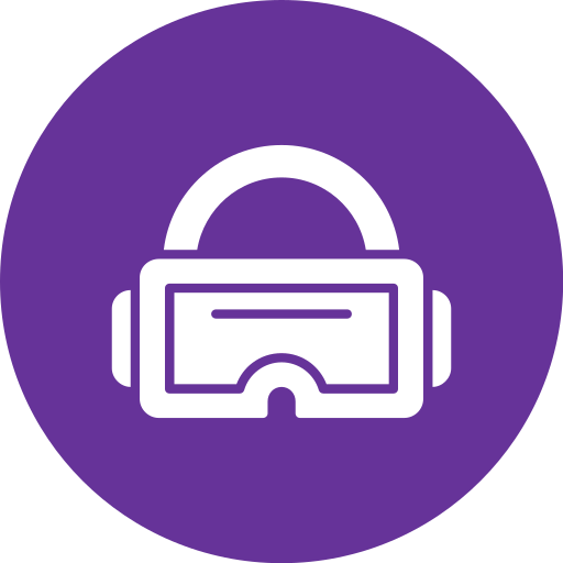 gafas de realidad virtual icono gratis