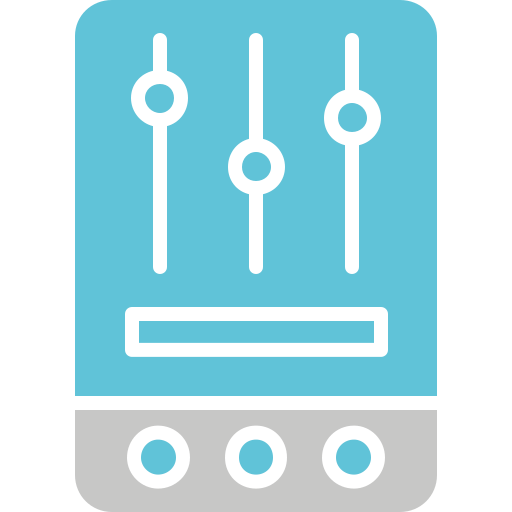 control de luz icono gratis