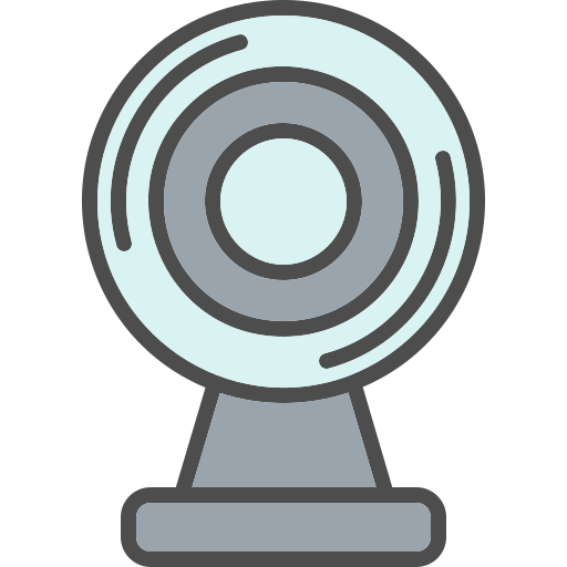 cámara web icono gratis