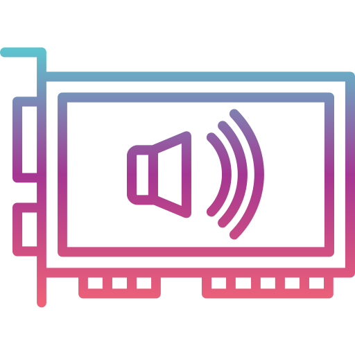 tarjeta de sonido icono gratis