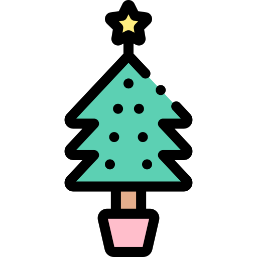 Árbol de navidad icono gratis