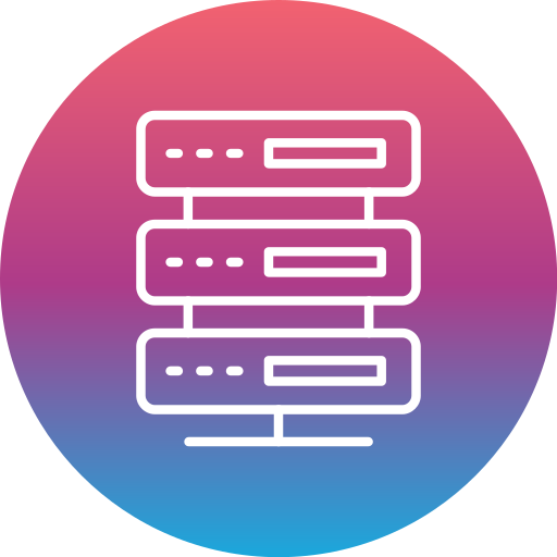 Server Generic Flat Gradient icon
