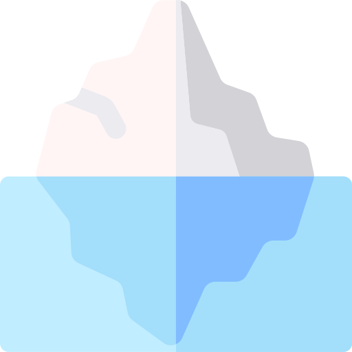 Iceberg Basic Rounded Flat icon