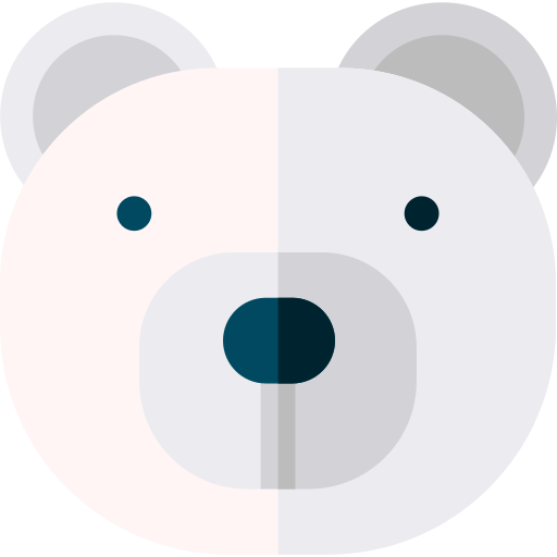 oso polar icono gratis