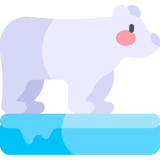 oso polar icono gratis