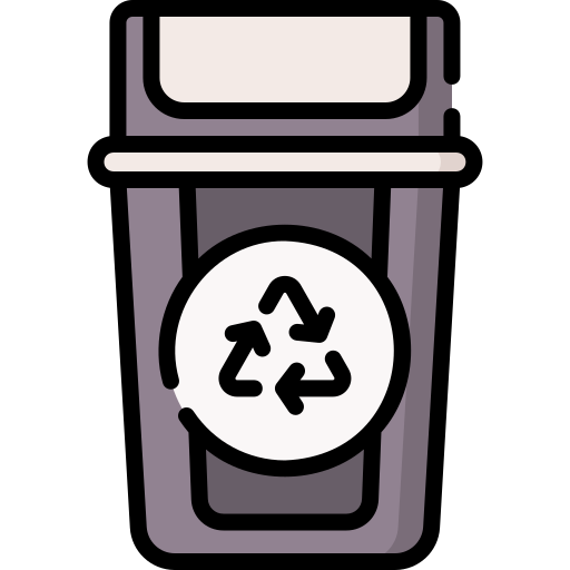 papelera de reciclaje icono gratis