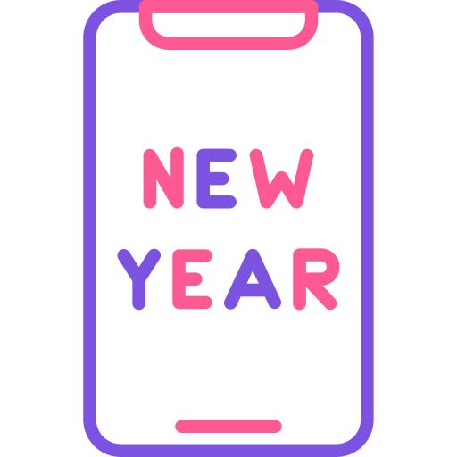New Year free icon