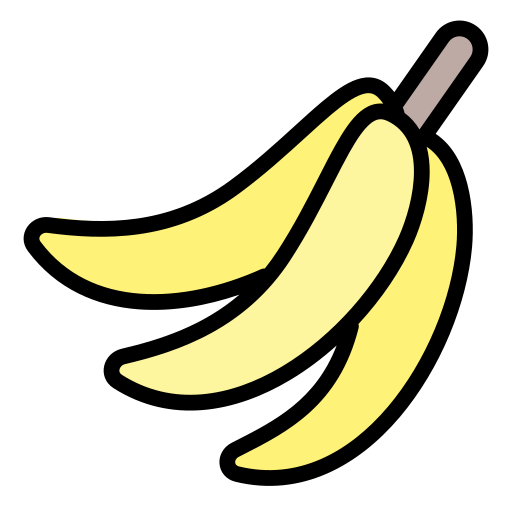 Banana Generic Outline Color icon