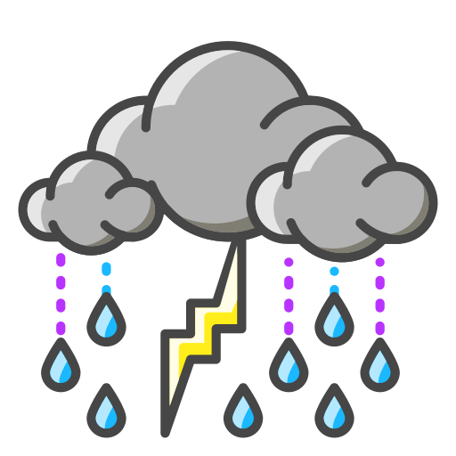 tormenta icono gratis