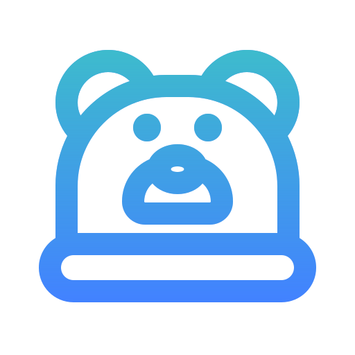 Bear Hat Generic Gradient icon