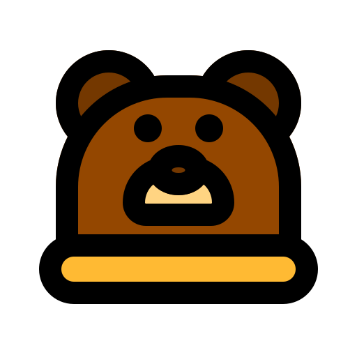 sombrero de oso icono gratis