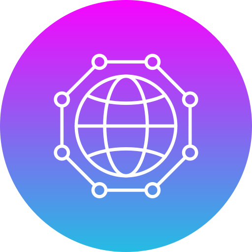 Global Network Generic Flat Gradient icon