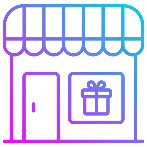 tienda de regalos icono gratis