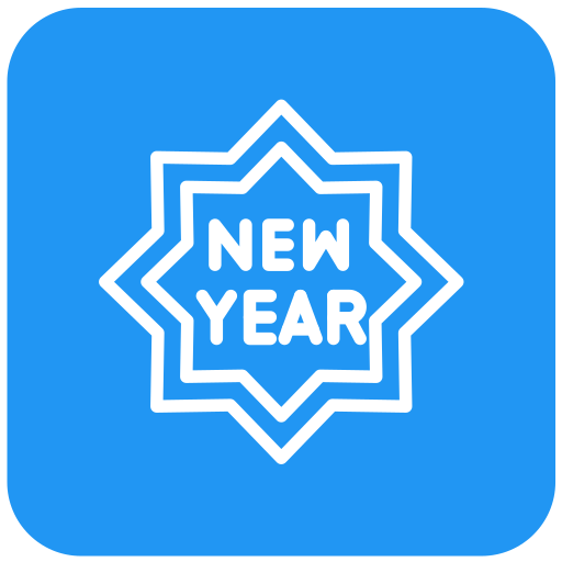 año nuevo icono gratis