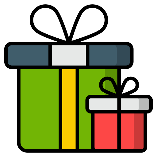 caja de regalo icono gratis