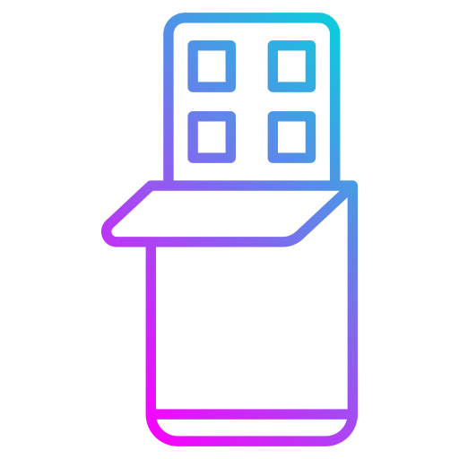 barra de chocolate icono gratis