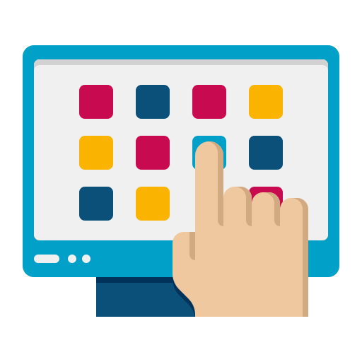 touchscreen icono gratis