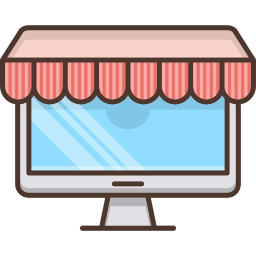 tienda online icono gratis