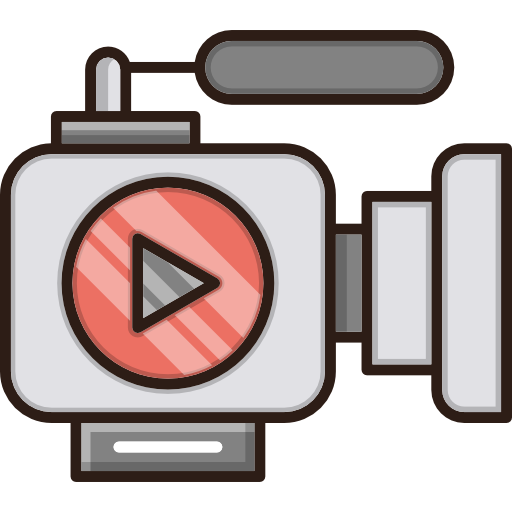 camara de video icono gratis