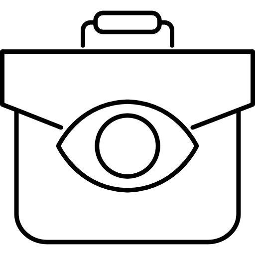 maletín icono gratis