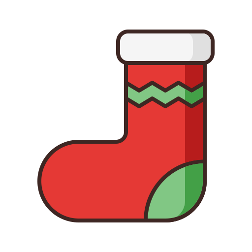 Christmas socks Generic Outline Color icon