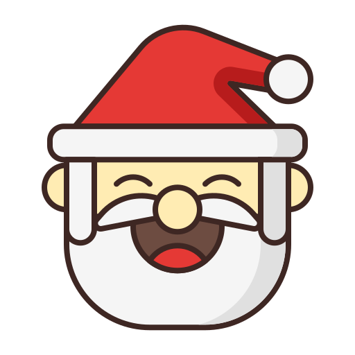 papá noel icono gratis