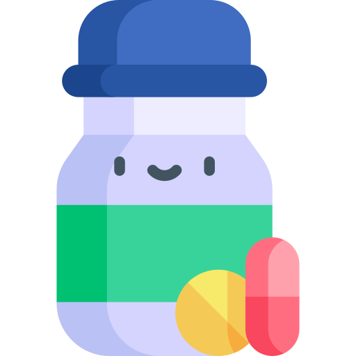 Pills Kawaii Flat icon