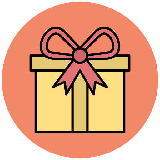 caja de regalo icono gratis
