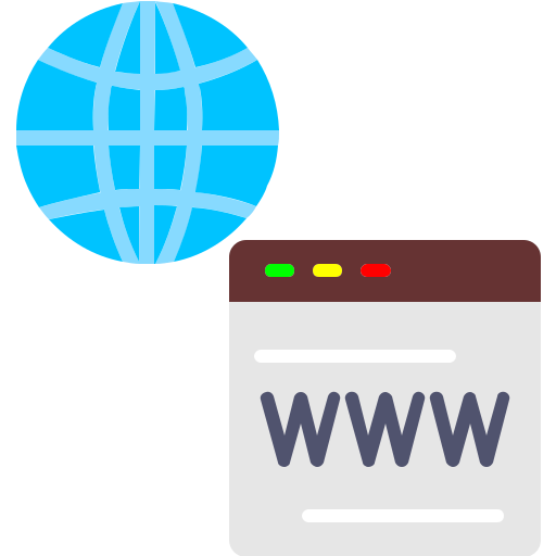 servicios web icono gratis