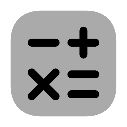 Calculator Generic Grey icon