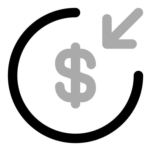 Receive money free icon Receive money free icon