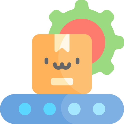 producción icono gratis