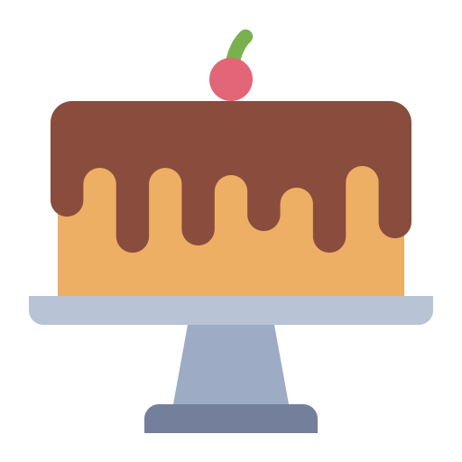 pastel de cumpleaños icono gratis