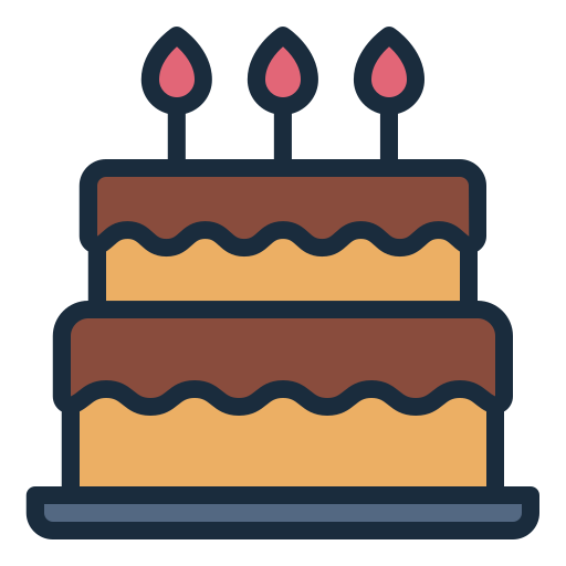 Birthday Cake Svg Png Icon Free Download (#529672) - OnlineWebFonts.COM