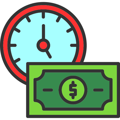 Time is money free icon