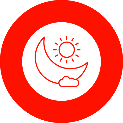 jour et nuit Icône gratuit