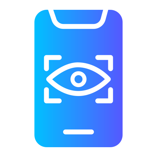 escáner de retina icono gratis