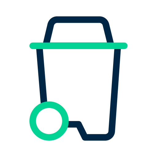 papelera de reciclaje icono gratis