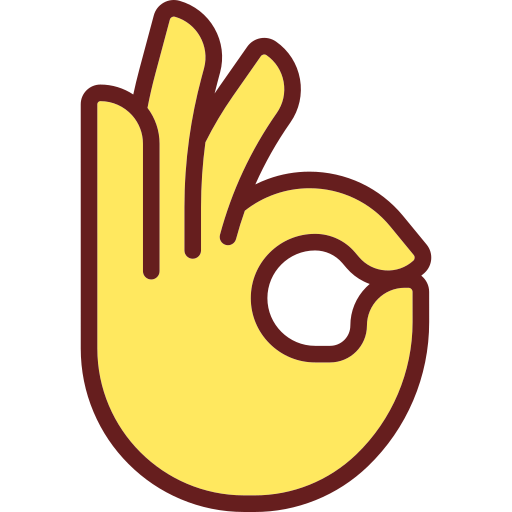 Ok - Free hands and gestures icons