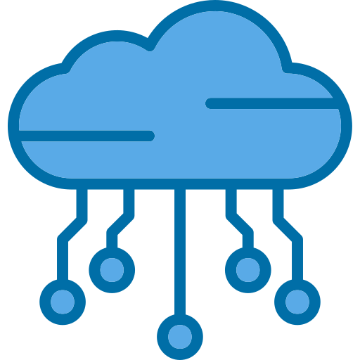 Cloud Generic Blue Icon