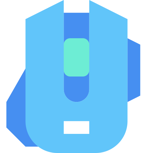 Mouse generic blue icon