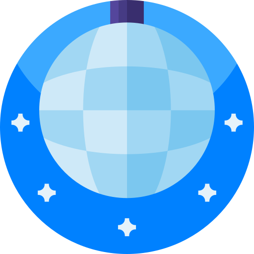 boule à facettes Icône gratuit
