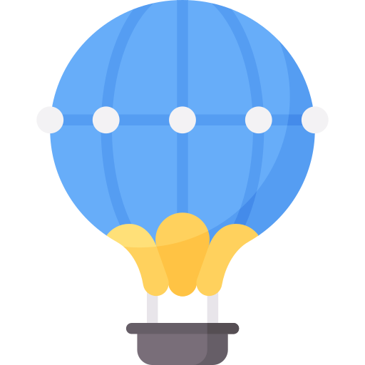 globo aerostático icono gratis