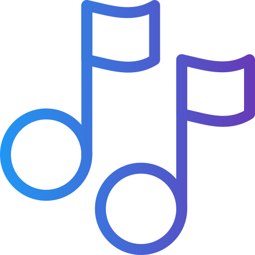 Music Generic Gradient icon