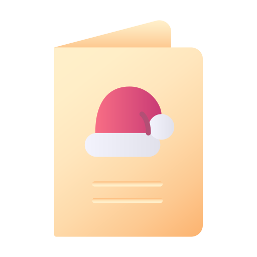 tarjeta de navidad icono gratis